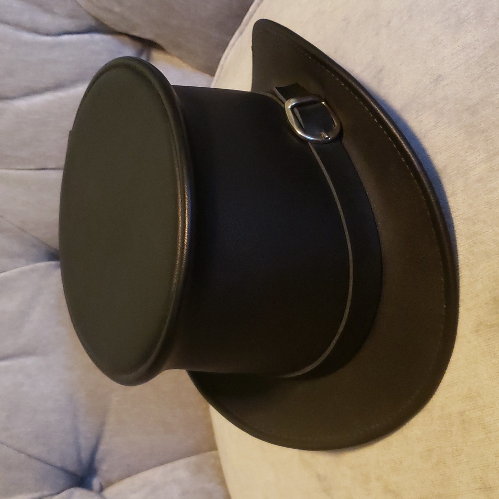Leather Top Hat